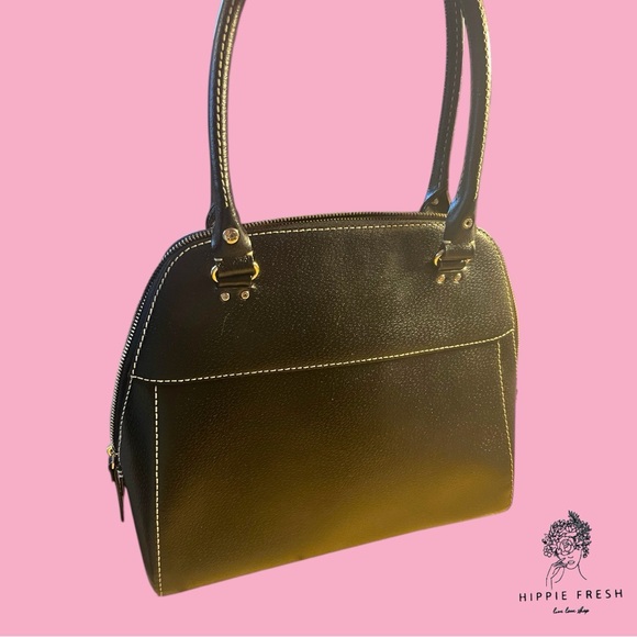 kate spade new york Wellesley Leather Exterior Satchel/Top  Kate Spade Wellesley Black Leather Small Maeda Satchel w Dust Bag